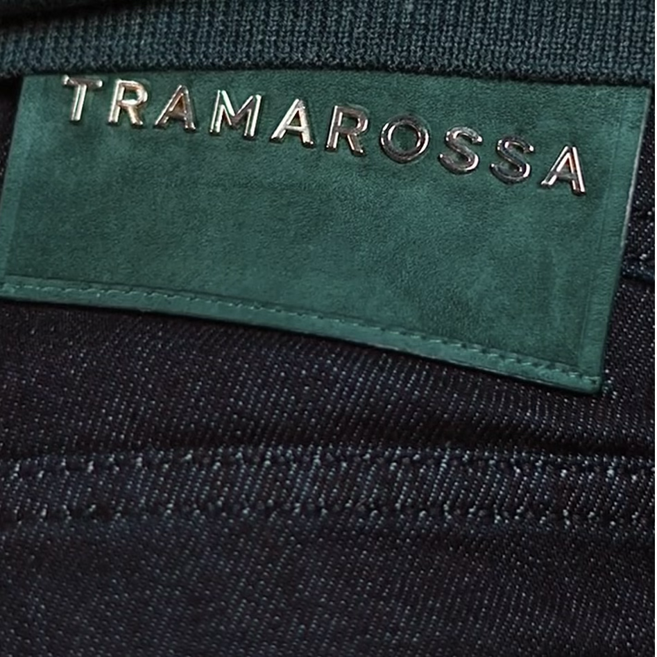 Чоловічі джинси Tramarossa темно-сині з кашеміром