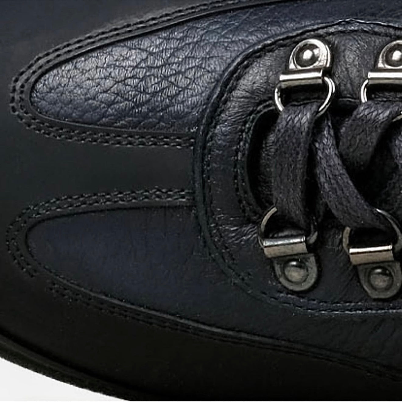 Blu Barrett - Men's Winter Deer Leather Sneakers with Genuine Fur Insulation