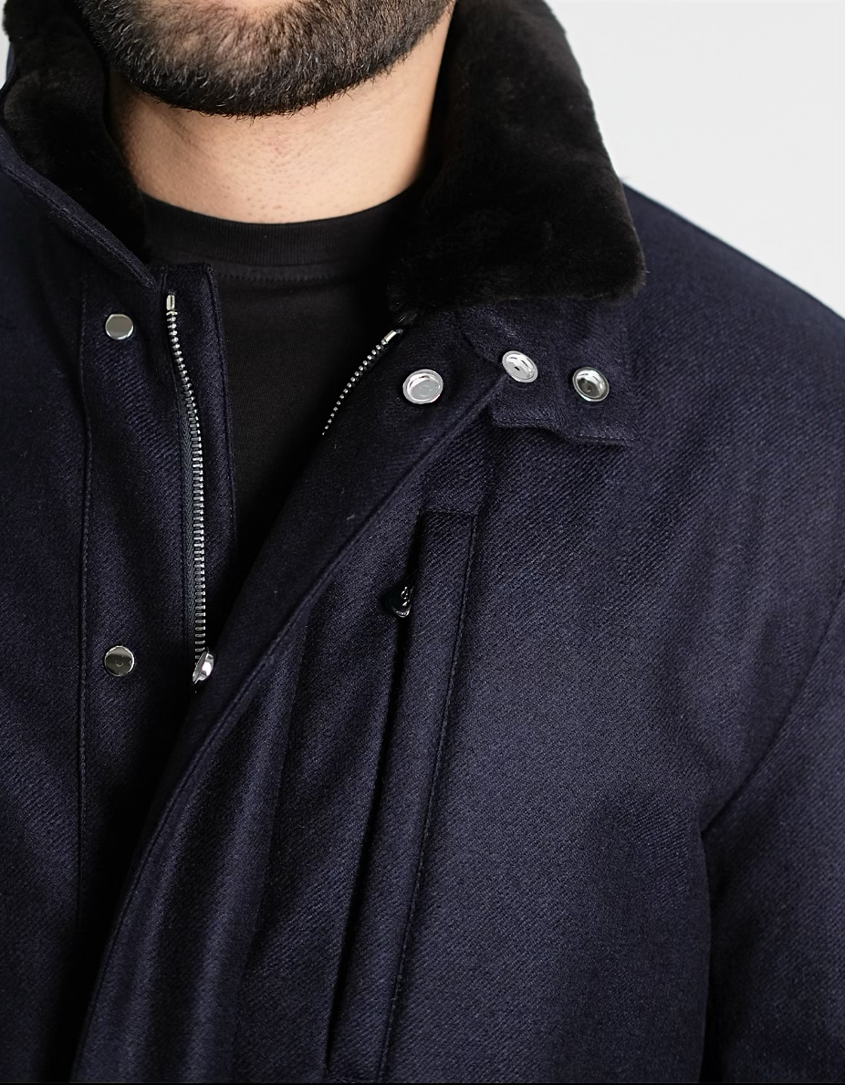 Куртка Lenoci з капюшоном з міксу вовни та кашеміру Loro Piana 