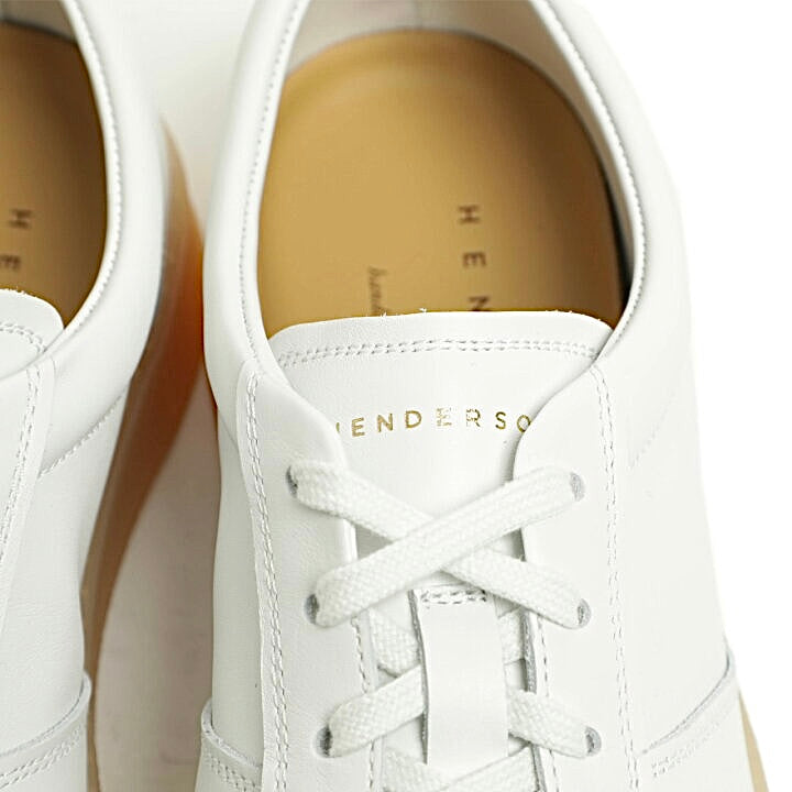 Henderson Sneakers "White sneaker 
with honey sole"