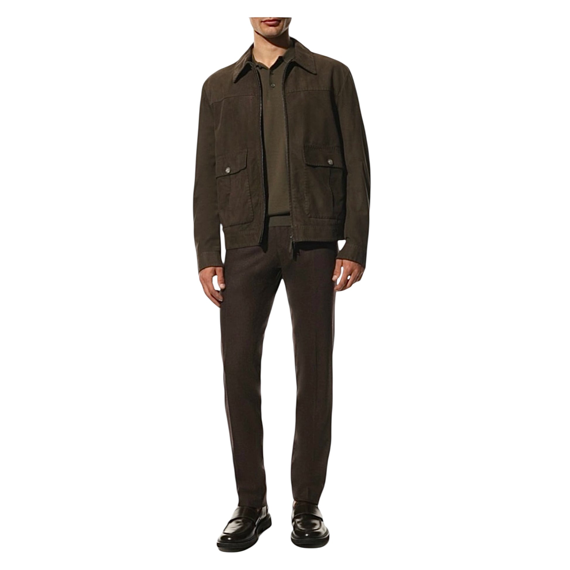 Men’s Italian outfit with Marco Pescarolo trousers, luxury smart casual look/Чоловічий преміальний образ з брюками Marco Pescarolo, стиль smart casual