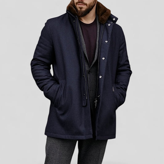 Куртка Lenoci з капюшоном з міксу вовни та кашеміру Loro Piana 