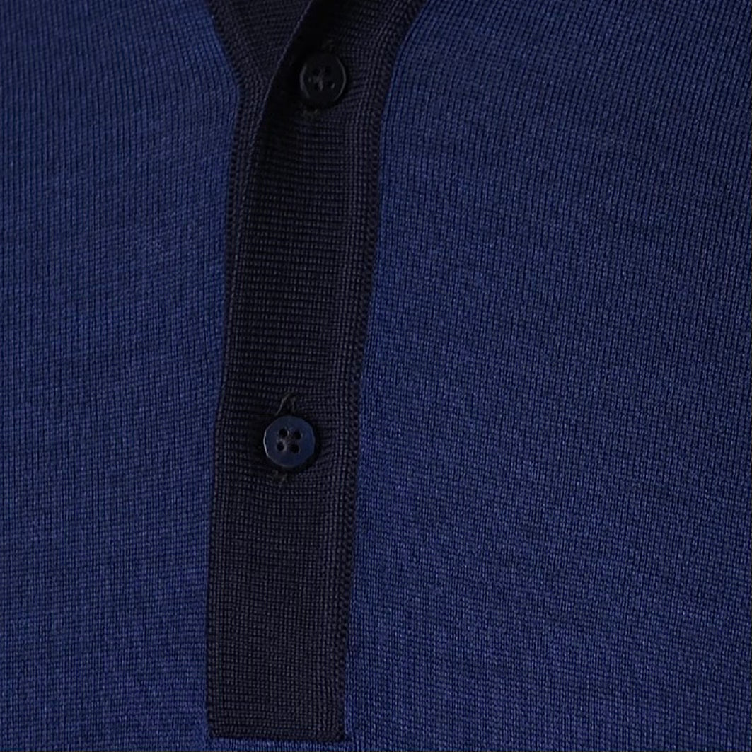 Розкішне поло з кашеміру та шовку Bertolo Luxury