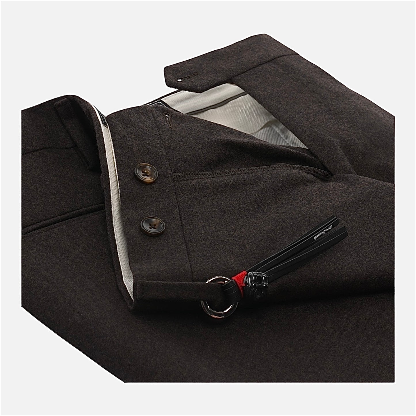 Virgin Wool and Cashmere-Blend Trousers