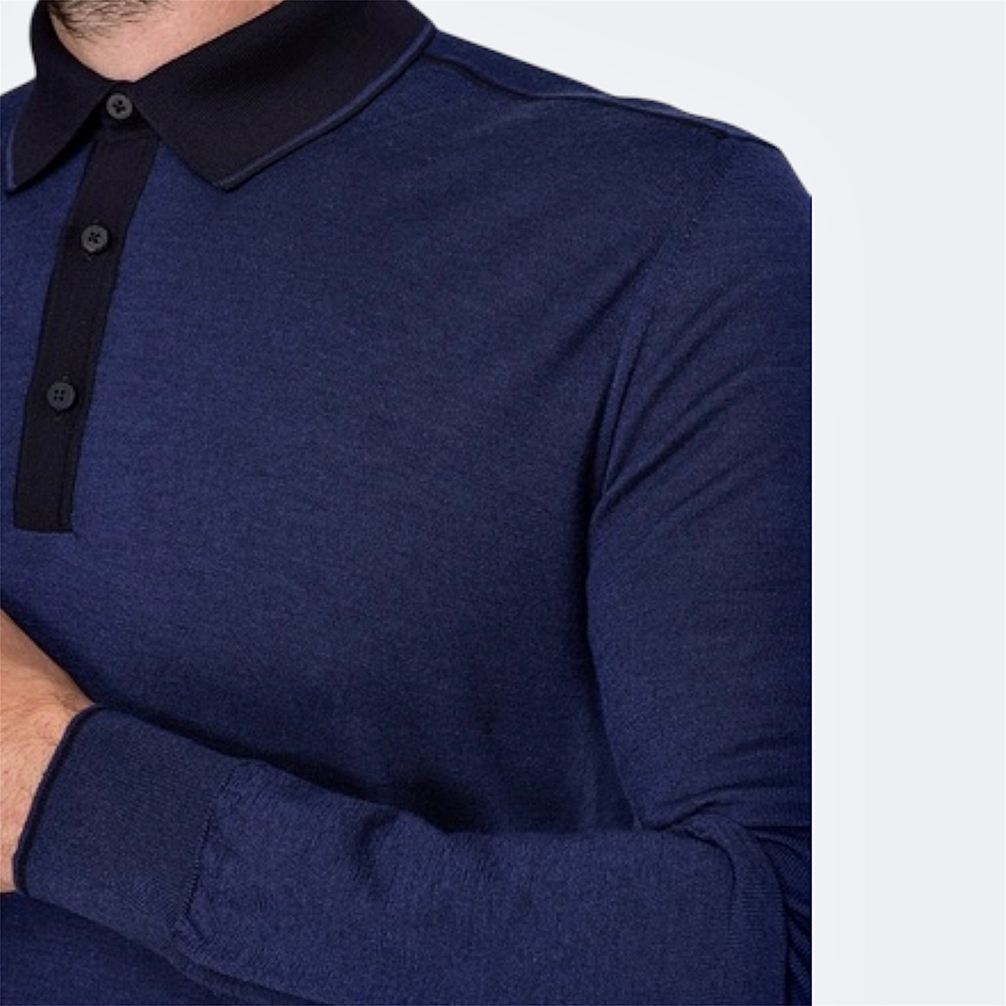 Розкішне поло з кашеміру та шовку Bertolo Luxury