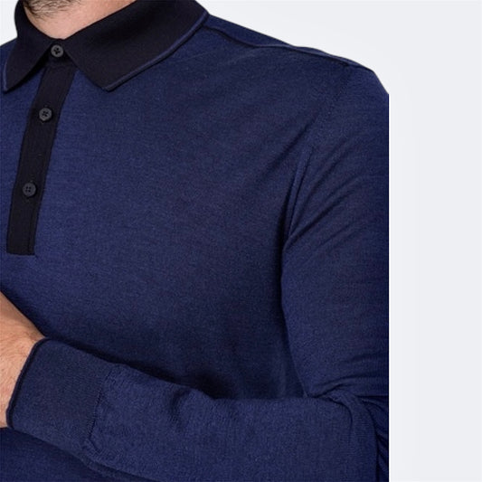Розкішне поло з кашеміру та шовку Bertolo Luxury
