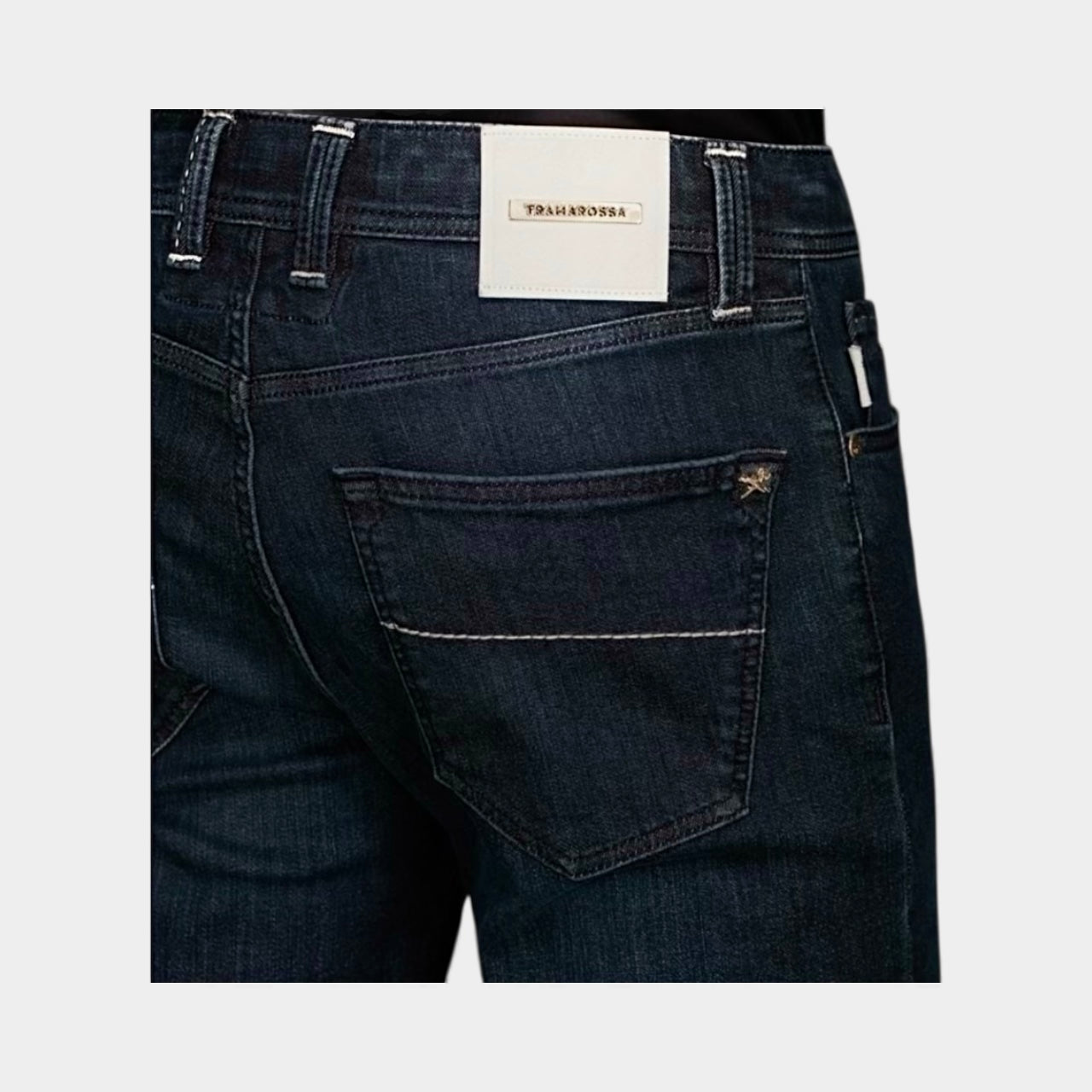 Tramarossa Cortina Leonardo Insulated Slim Jeans – Dark Bluе