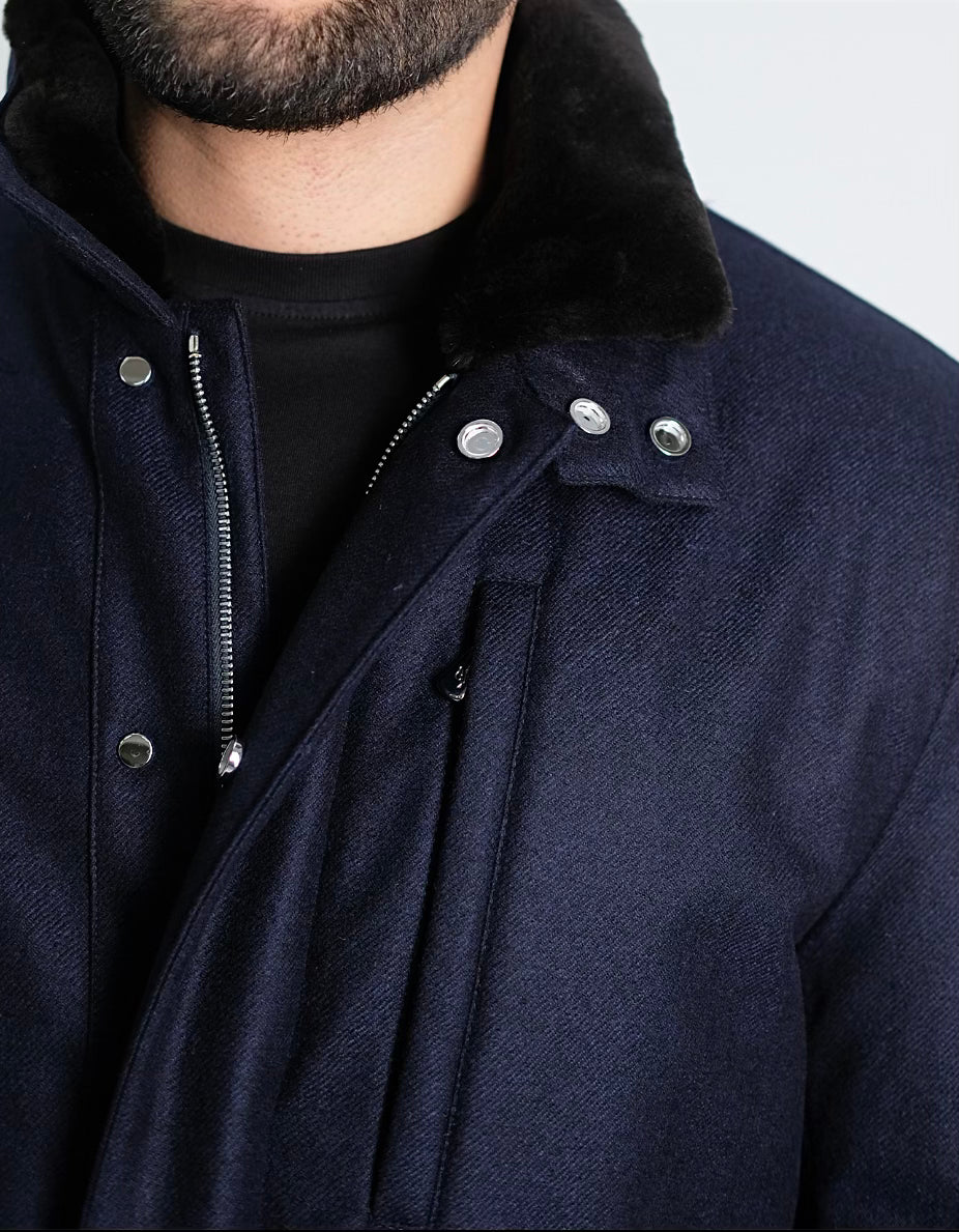 Куртка Lenoci з капюшоном з міксу вовни та кашеміру Loro Piana 