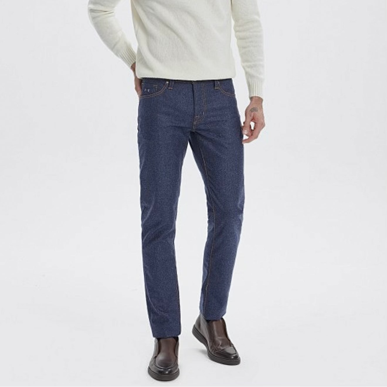 Tramarossa wool jeans by Vitale
Barberis Canonico