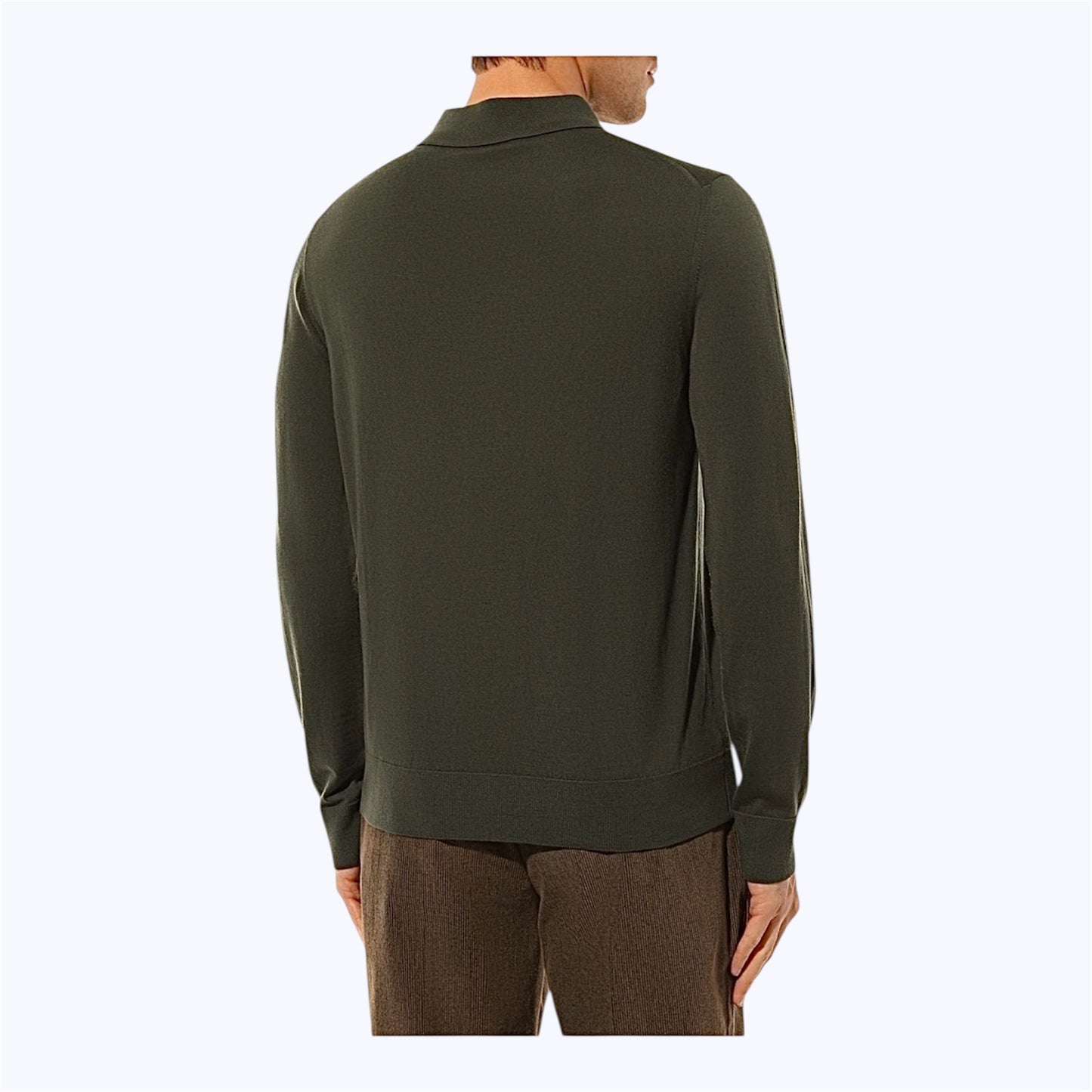 Поло Pashmere виготовлене зі 100% надзвичайно тонкої мериносової вовни 