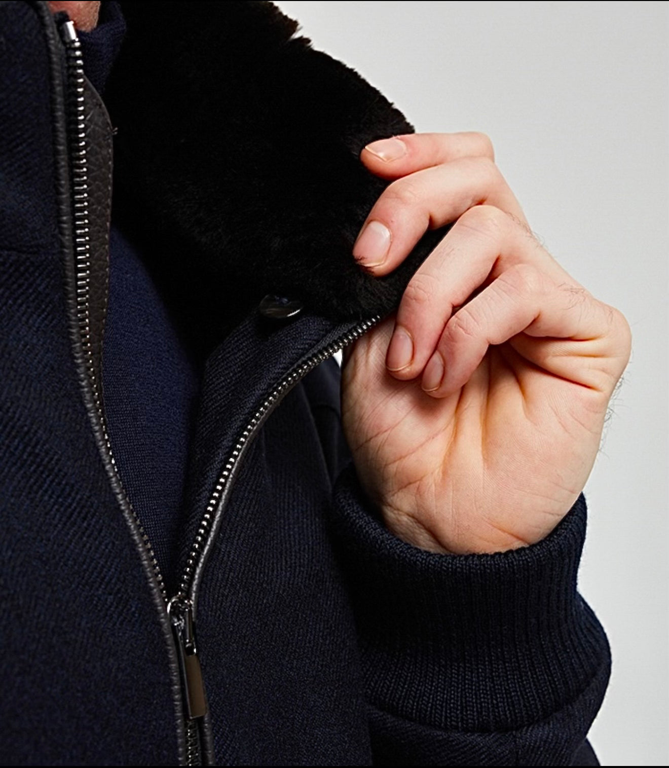 Бомбер LENOCI з вовни та кашеміру Loro Piana