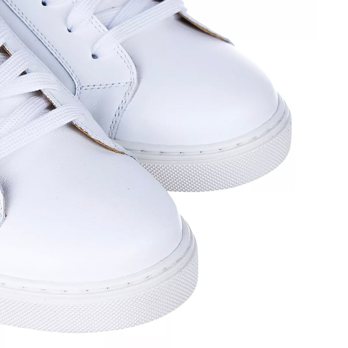    Pellettieri di Parma white leather sneakers detail