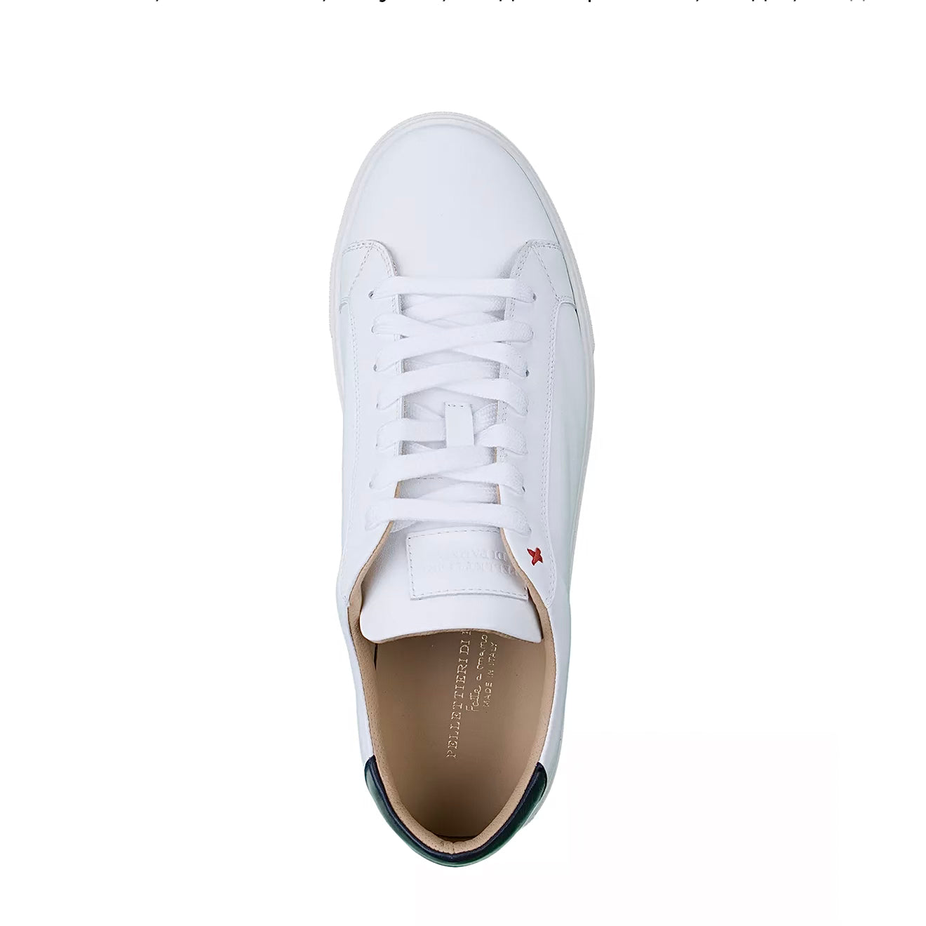     Pellettieri di Parma white sneakers top view