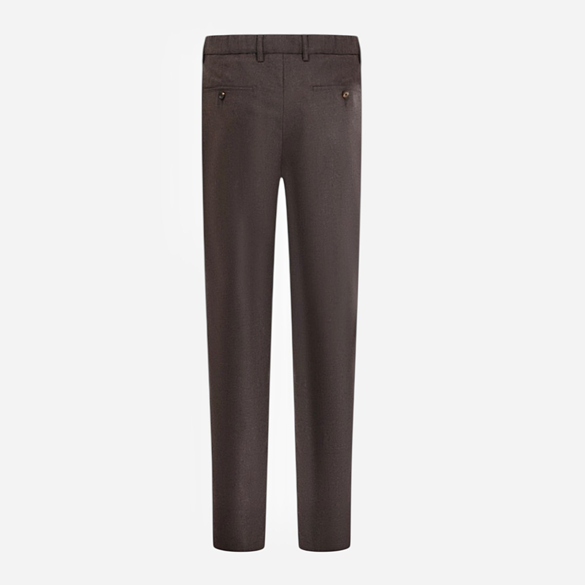 Marco Pescarolo Slim80 men’s trousers full length, dark brown wool cashmere pants/Чоловічі брюки Marco Pescarolo Slim80 у повний зріст, вовна та кашемір