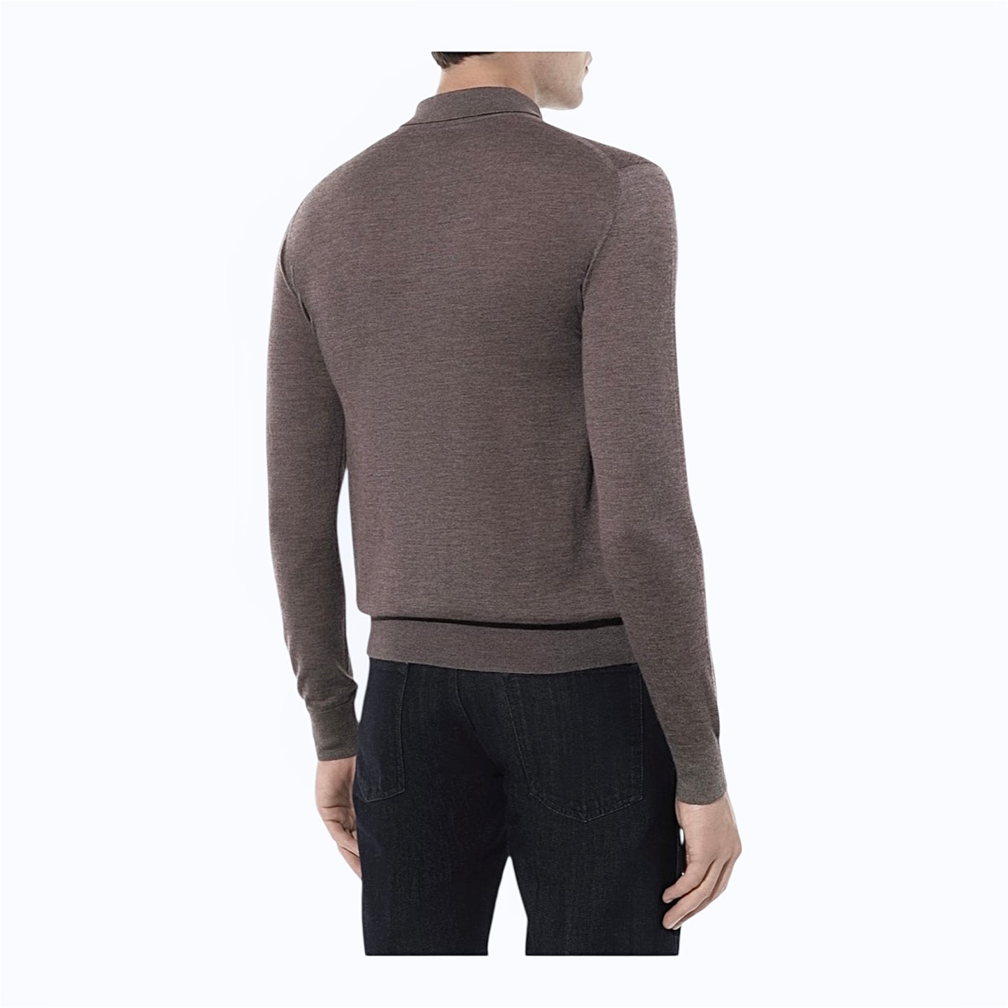 Поло Pashmere виготовлене зі 100% надзвичайно тонкої мериносової вовни 