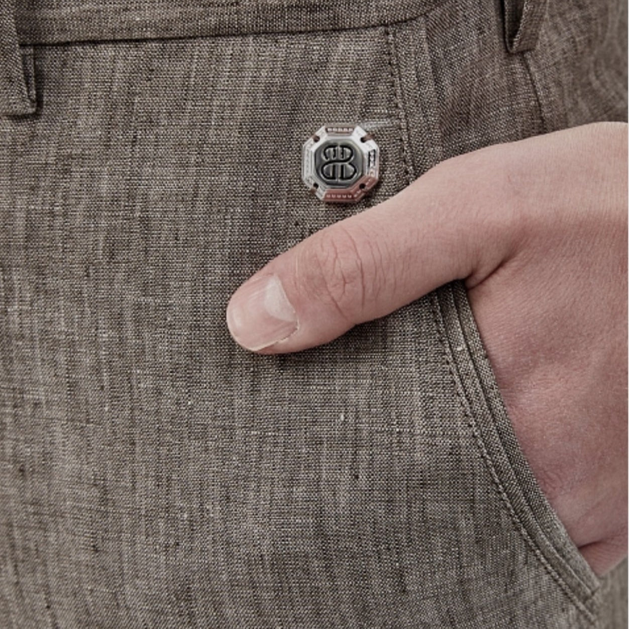 Льняні штани Bertolo