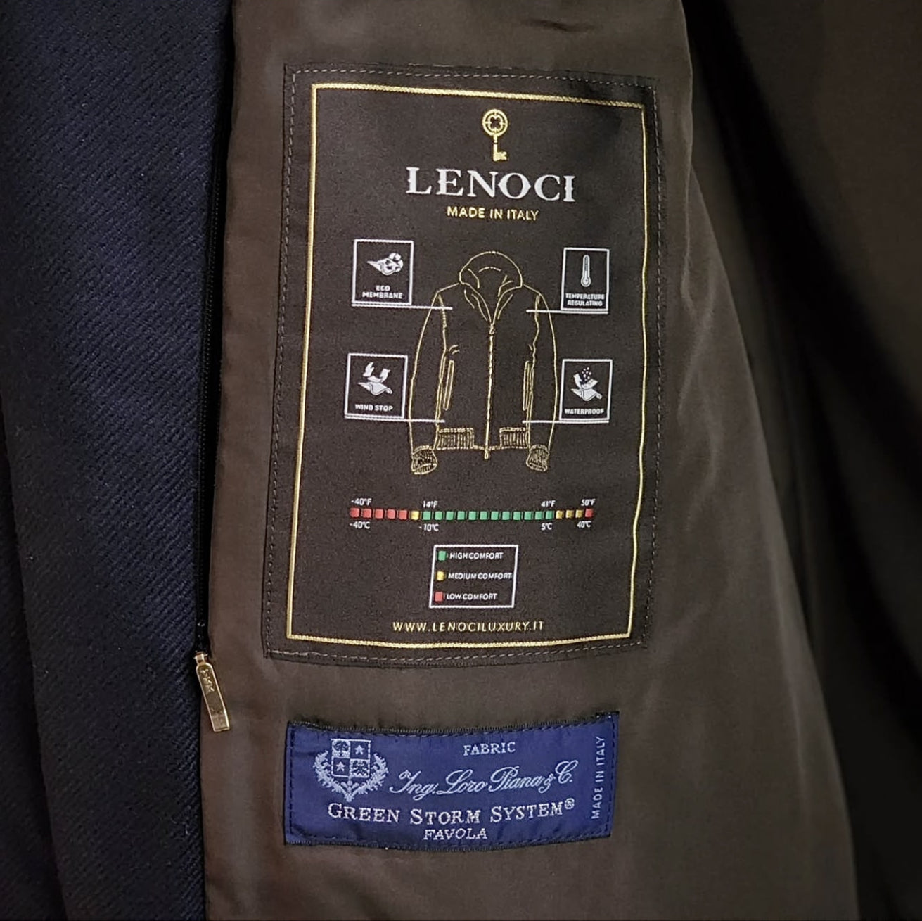 Бомбер LENOCI з вовни та кашеміру Loro Piana